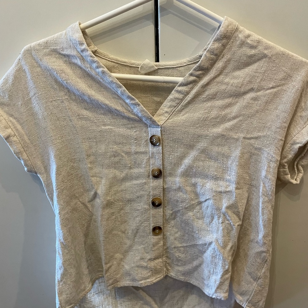 Beige SHEIN shirt
